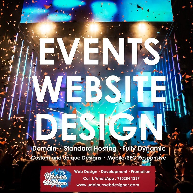 Best web development for event management company