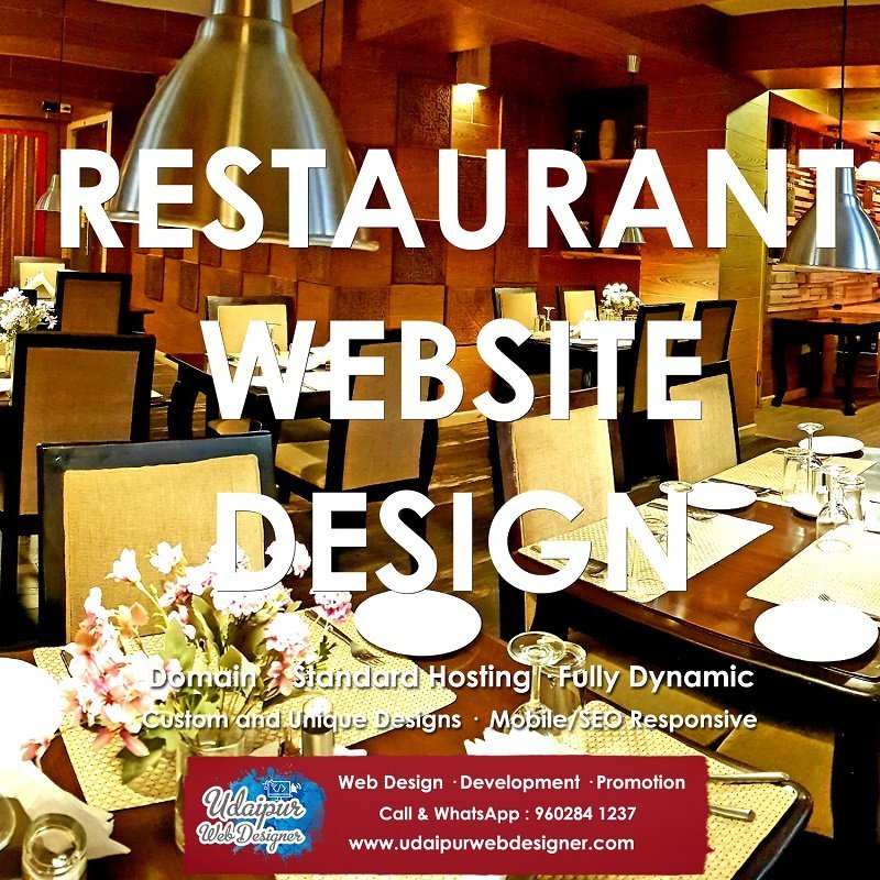 Best restaurant web design services in India