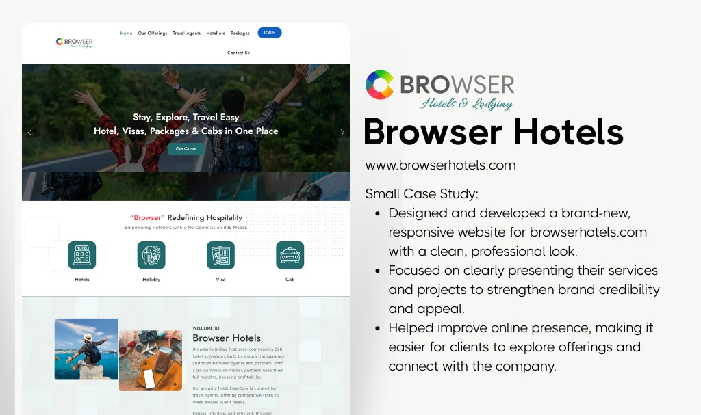 Best Hotel Group Website Designer