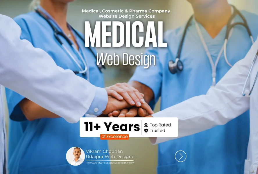 Medical, Cosmetic & Pharma Company Website Design Services