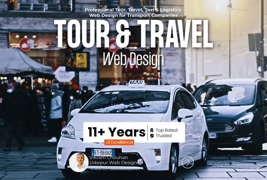 Professional Tour, Travel, Taxi & Logistics Web Design for Transport Companies