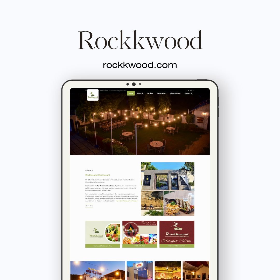 Rockkwood Restaurant Website Designer